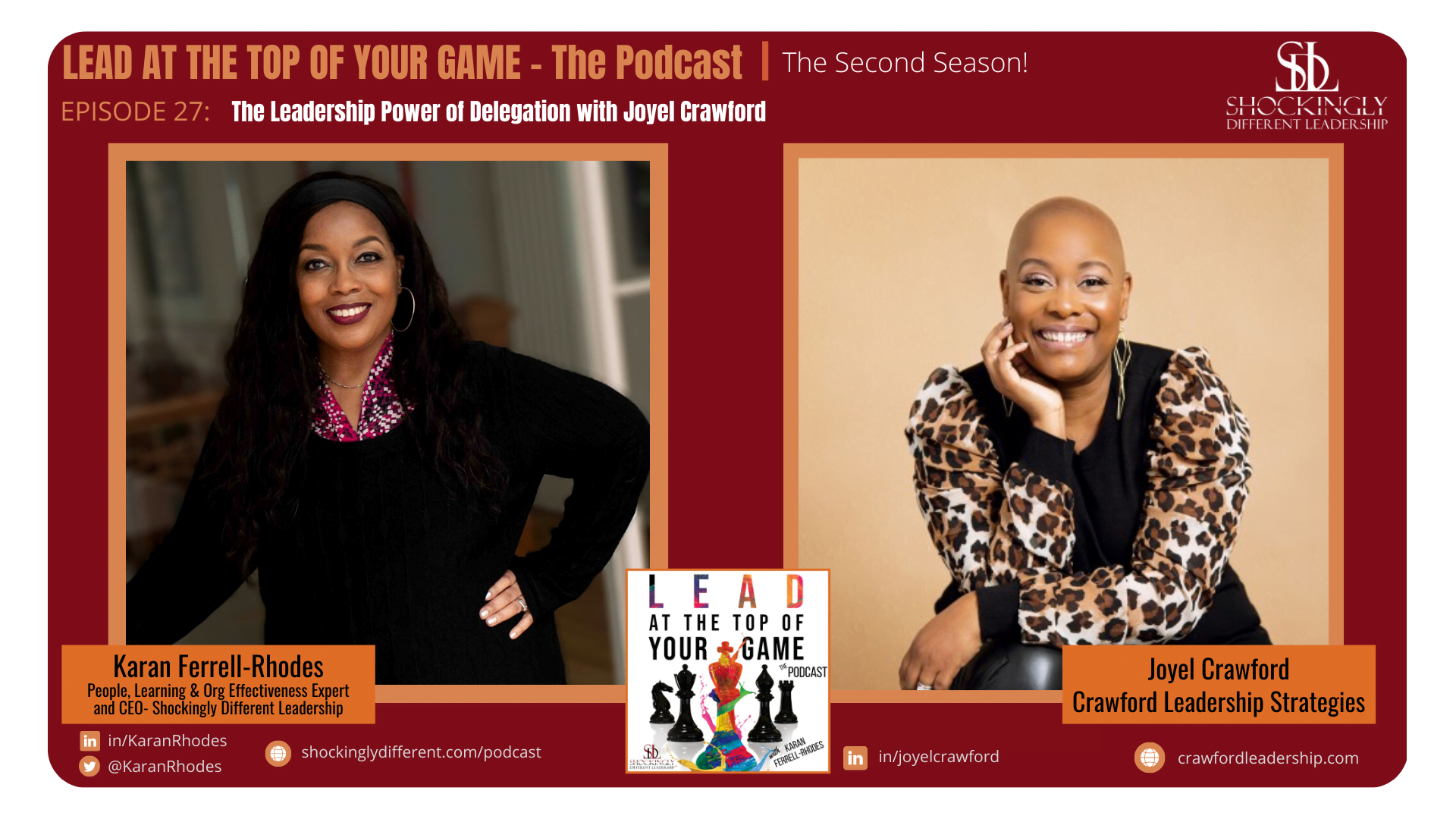 Episode 27 | The Leadership Power of Delegation with Joyel Crawford ...